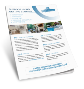 Dulce Vista Homes Outdoor Checklist Flyer Mockup